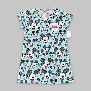 Disney Mickey Mouse LOL Blue Sleep Shirt Nightgown – Size L/XL